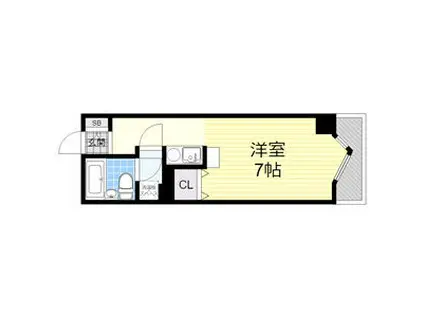 グリーンハイツ浅間町(ワンルーム/5階)の間取り写真