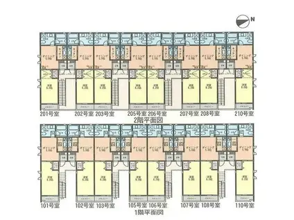 シャトルOOKURAYAMA(1DK/1階)の間取り写真