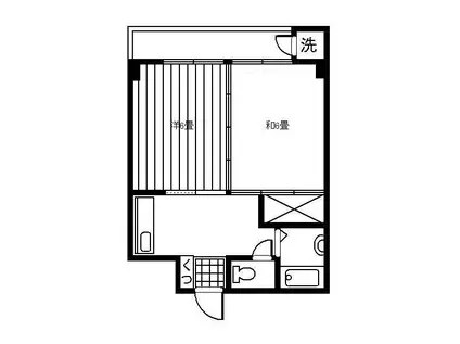AMENITY21(2K/2階)の間取り写真
