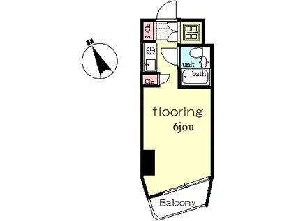 ストークプラザ駒込(ワンルーム/7階)の間取り写真