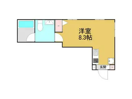 ET TOI 中村公園(ワンルーム/1階)の間取り写真