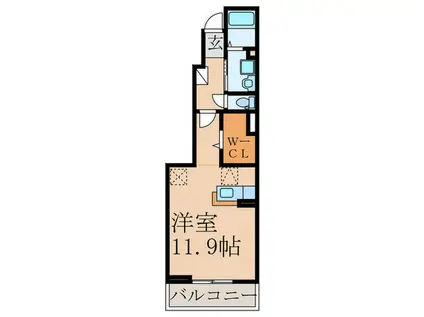 サニータウン II(ワンルーム/1階)の間取り写真