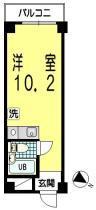 バルミー赤坂(ワンルーム/5階)の間取り写真