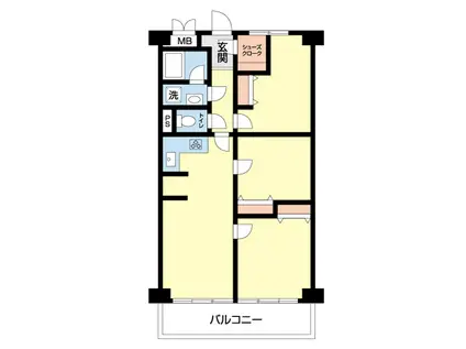 秀和亀戸天神橋レジデンス(3DK/10階)の間取り写真