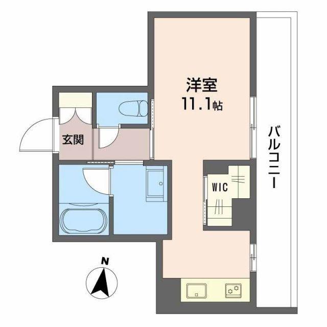 MAISON DE ASHLEY(ワンルーム/2階)の間取り写真