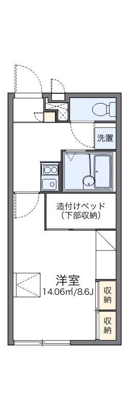 レオパレスサンシャイン26(1K/2階)の間取り写真