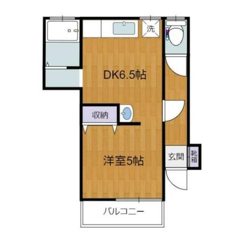 サニネス阿佐ヶ谷(ワンルーム/2階)の間取り写真