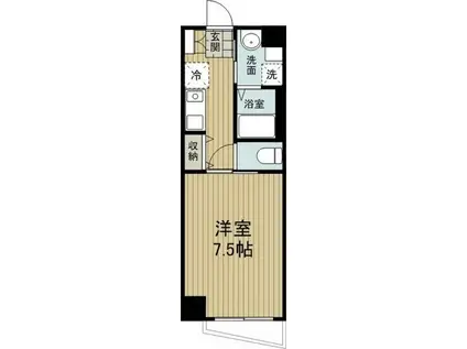 矢木楽器本社ビル(1K/7階)の間取り写真