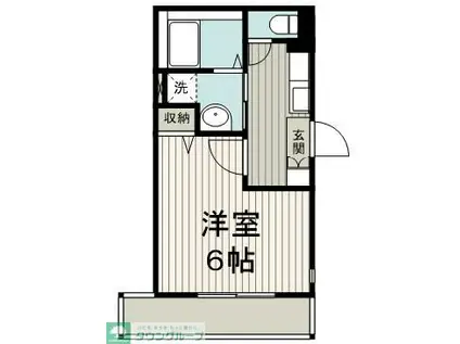 RELAFORT綱島(1K/1階)の間取り写真