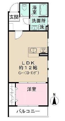 メゾンリヴゴーシュ(1LDK/2階)の間取り写真