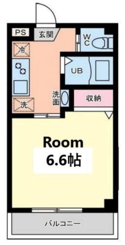 シャトレ吉祥寺(1K/1階)の間取り写真
