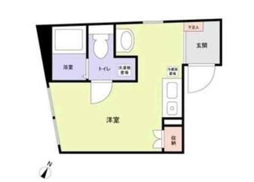 ブラン渋谷本町(ワンルーム/4階)の間取り写真