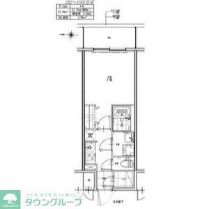 S-RESIDENCE志賀本通DEARLY(1K/15階)の間取り写真