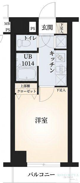 菱和パレス青山南(1K/7階)の間取り写真