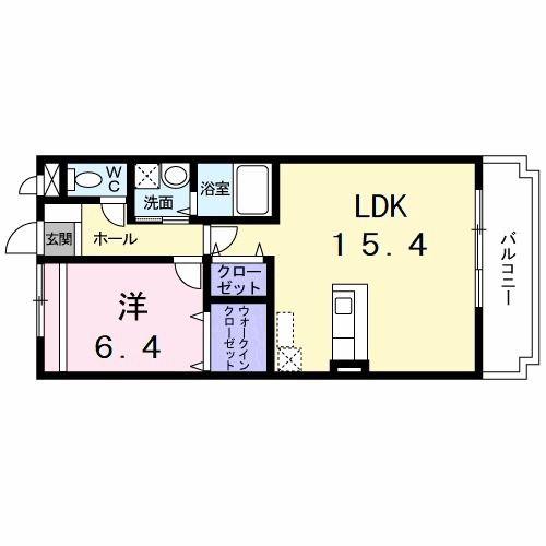LEGAME J・M・Y・T(1LDK/3階)の間取り写真