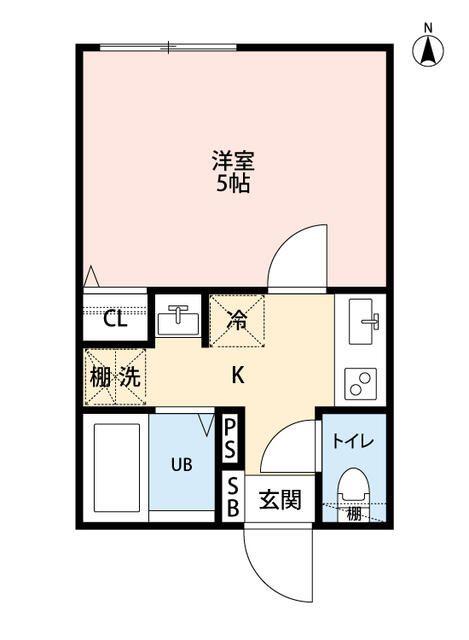 SENYO SQUARE 武蔵小杉(1K/2階)の間取り写真