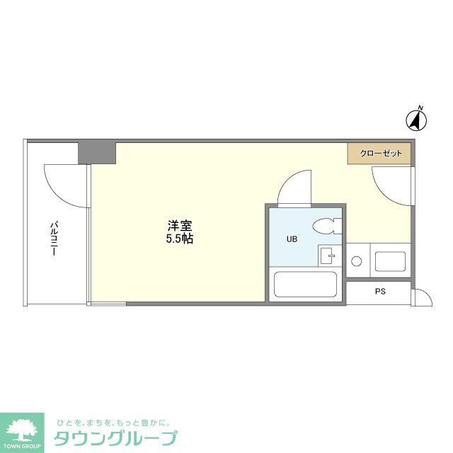 アネックス茗荷谷(ワンルーム/9階)の間取り写真