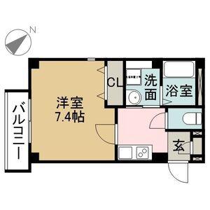 ANNEX HIRAI(1K/3階)の間取り写真