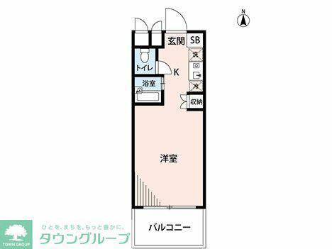 B-WALL神保町(ワンルーム/8階)の間取り写真