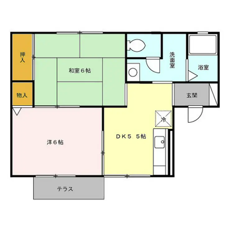 セレナ南湖 1階階 間取り