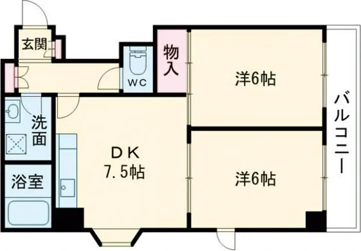 グランドオーク 11階階 間取り