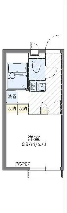 レオパレスグランシャリオ参番館 2階階 間取り