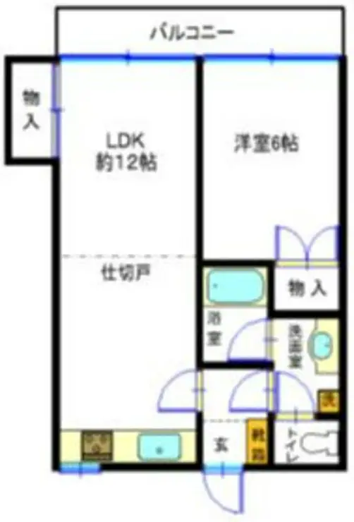 ホワイトヴィラ立川 3階階 間取り