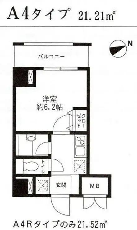 レジディア東品川 1階階 間取り