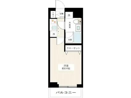 ARCOBALENO HANEDA(1K/4階)の間取り写真