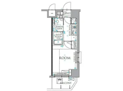 ARTESSIMO MONDO(1K/5階)の間取り写真