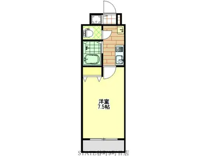ル・フォン今里(1K/6階)の間取り写真