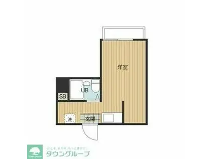 シティホームズ北坂戸2(ワンルーム/3階)の間取り写真