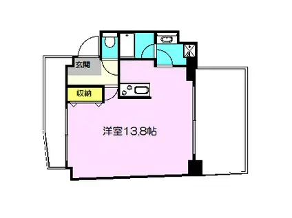 FM FLAT(ワンルーム/2階)の間取り写真