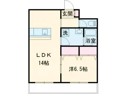HI・VALLEYIIIA棟(1LDK/3階)の間取り写真