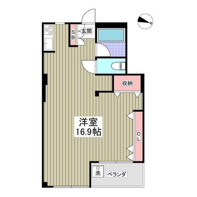 ワコー第9梅田マンション(ワンルーム/7階)の間取り写真