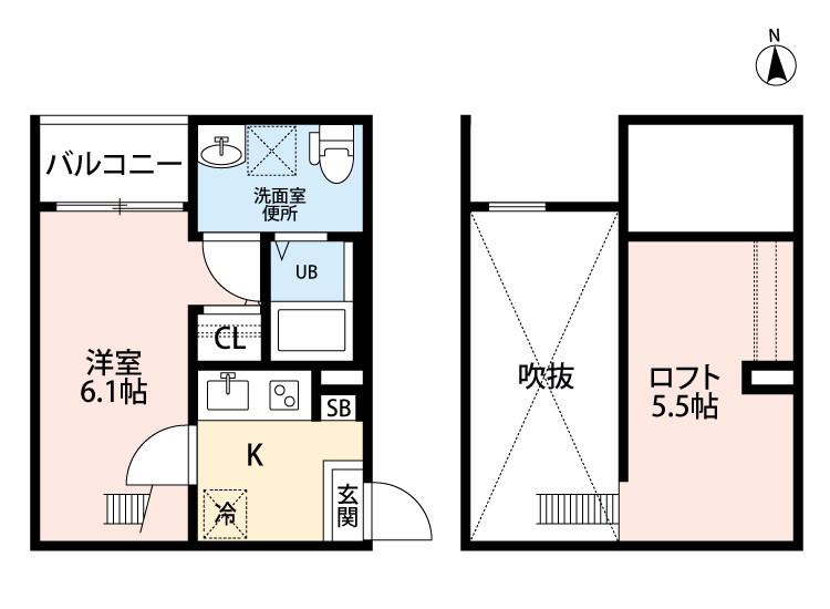CORE KANAYAMA(1K/1階)の間取り写真