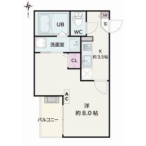 JACK YAMATOII(1K/1階)の間取り写真