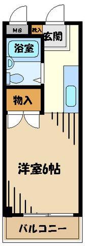 アーバン・ライフ(1K/2階)の間取り写真
