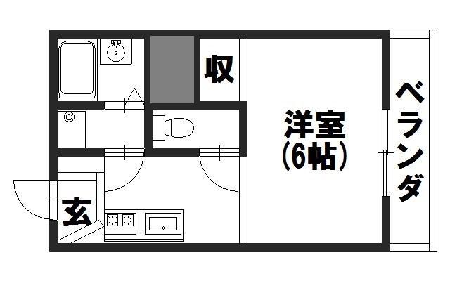 セフィラ21(1K/2階)の間取り写真