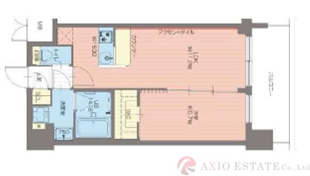 グランカーサ新大阪サウス(1LDK/4階)の間取り写真