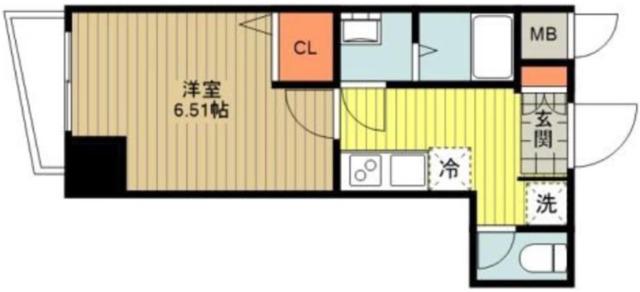 KYOE PLAZA ASAGAYA(1K/9階)の間取り写真