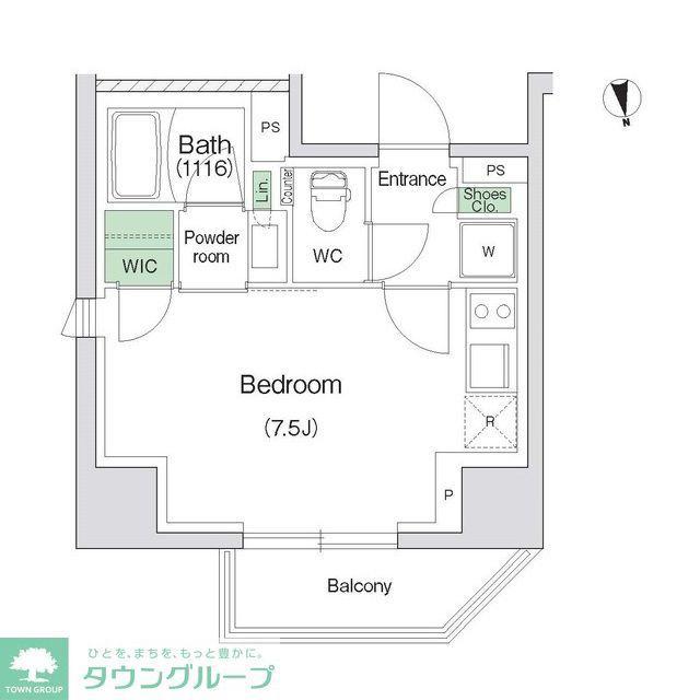 スタイリオ川崎(ワンルーム/9階)の間取り写真