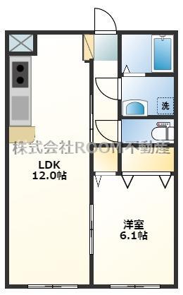 GRANSTAR7(1LDK/2階)の間取り写真