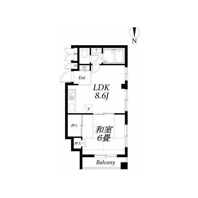 グレイスレジデンス(1LDK/1階)の間取り写真