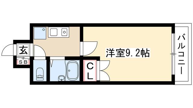 コンホール千種(1K/5階)の間取り写真