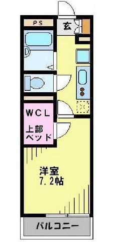 レオパレスNEEDS(1K/3階)の間取り写真