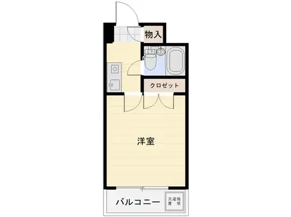 レインボーヒル桜台(1K/7階)の間取り写真