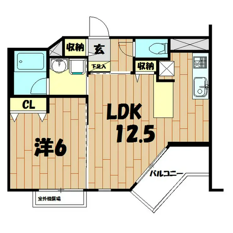 コルテーゼ上大岡 2階階 間取り
