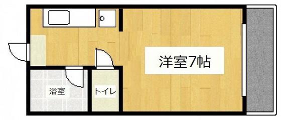 サンシャイン野村(ワンルーム/1階)の間取り写真