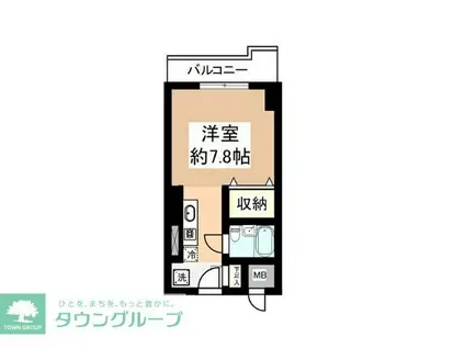 シティフォーラム新小平(ワンルーム/5階)の間取り写真